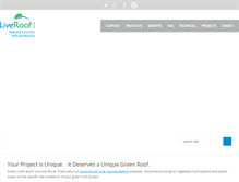 Tablet Screenshot of liveroof.com
